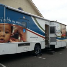 The mobile center offers drop-in medical and dental care at a number of community sites.